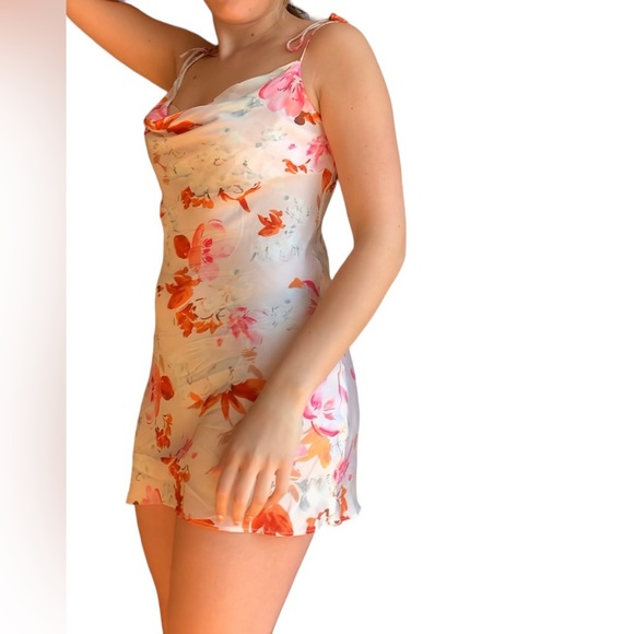 Silky Floral Zara Dress - Picture 1 of 5